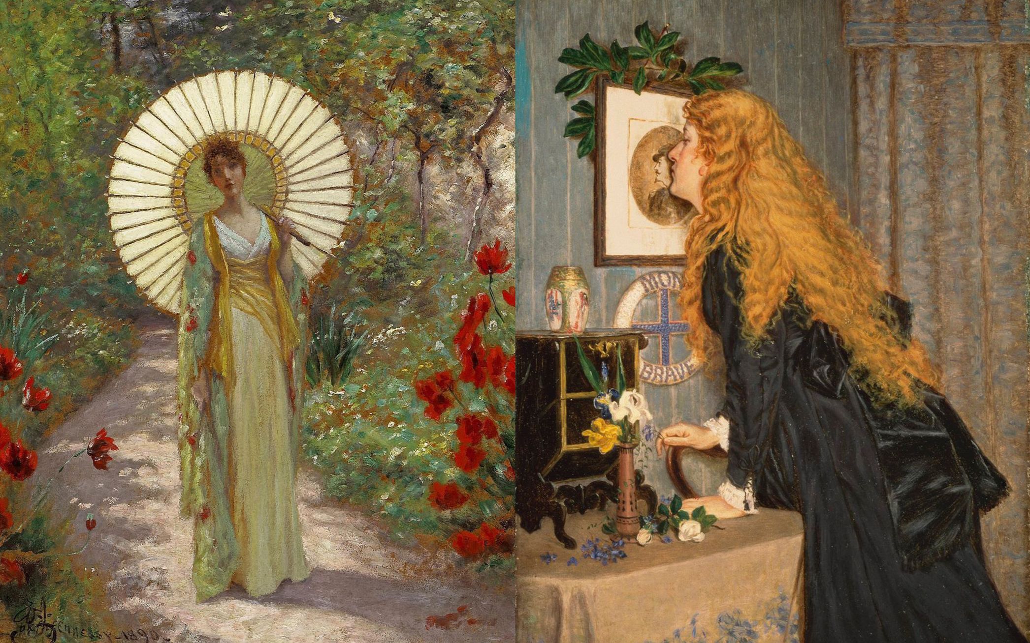 【艺术与审美】恰如色彩斑斓的日子,画家William John Hennessy油画作品欣赏哔哩哔哩bilibili