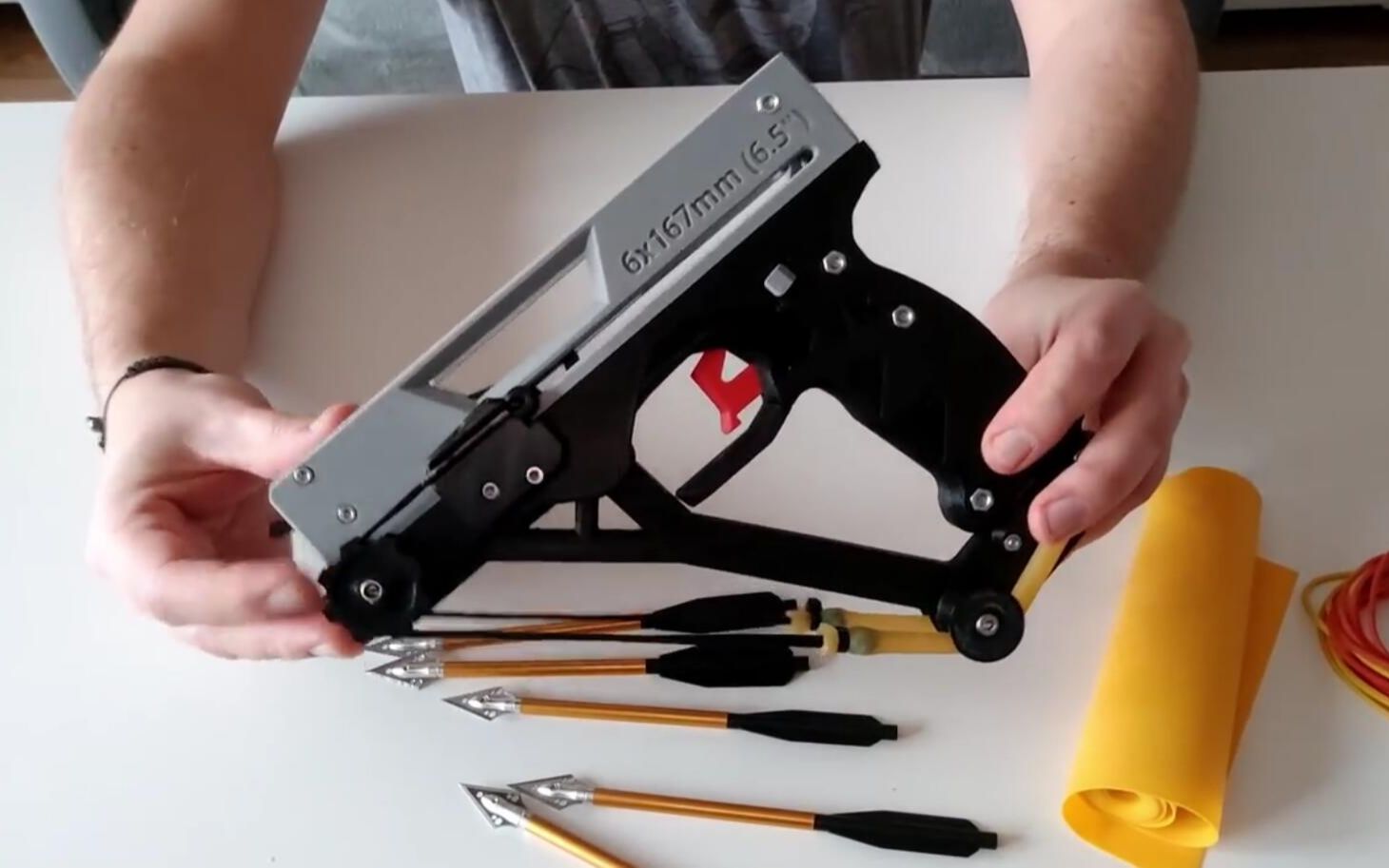 3d打印 - 求生手弩 - 连发玩具