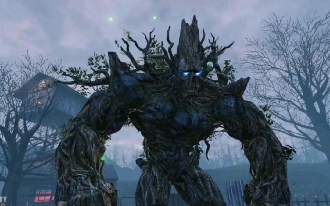 哈哈哈,第一次打树妖,还是困难双人打的 使命召唤