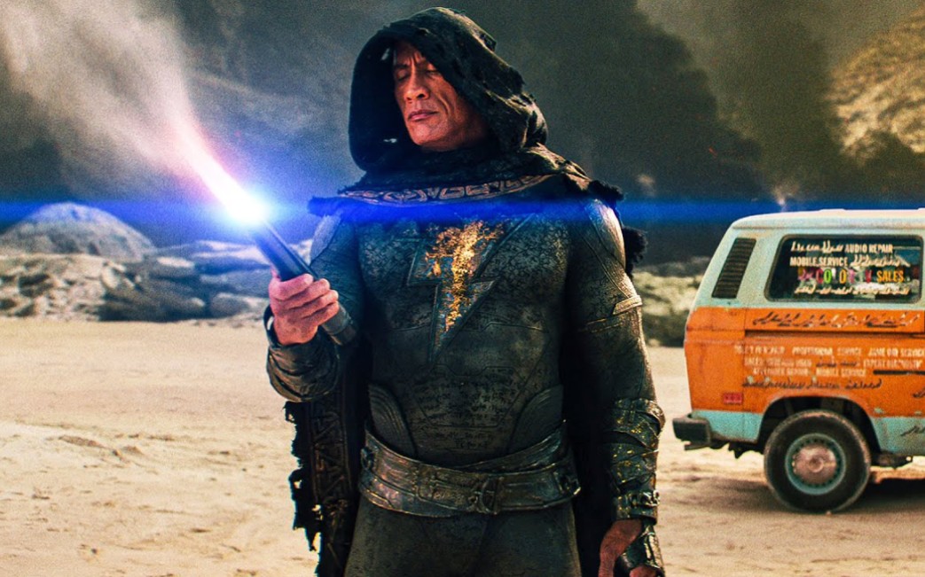 【4k超清】dc《黑亚当》正式预告片,巨石强森动作依旧简单粗暴,场面