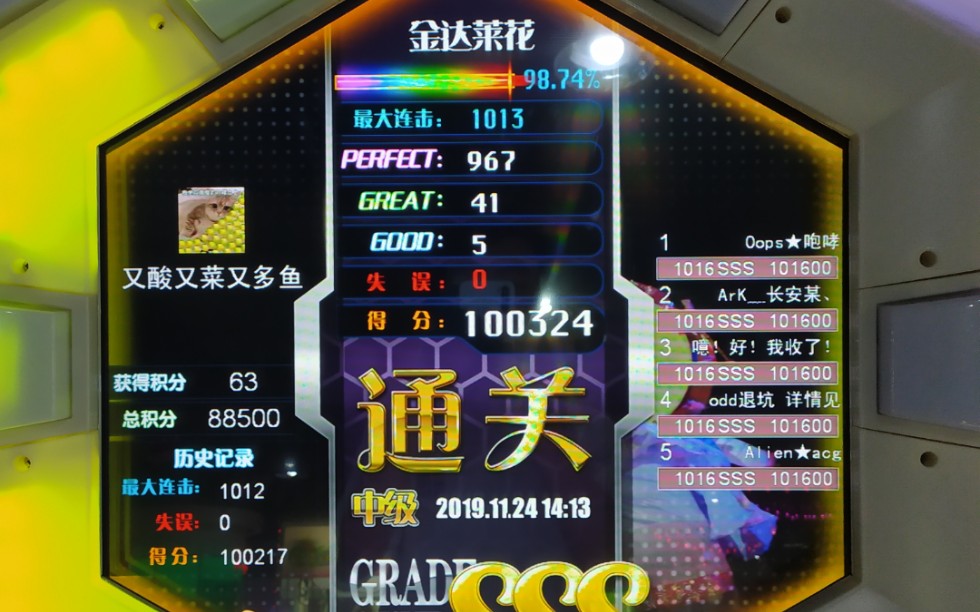 【舞立方】金达莱花(中级)98.74娱乐手元