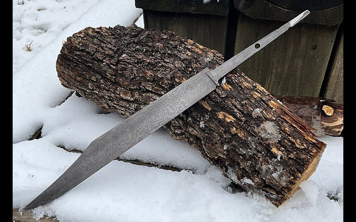 锻造维京刀(seax)——第 1 部分:制作刀片