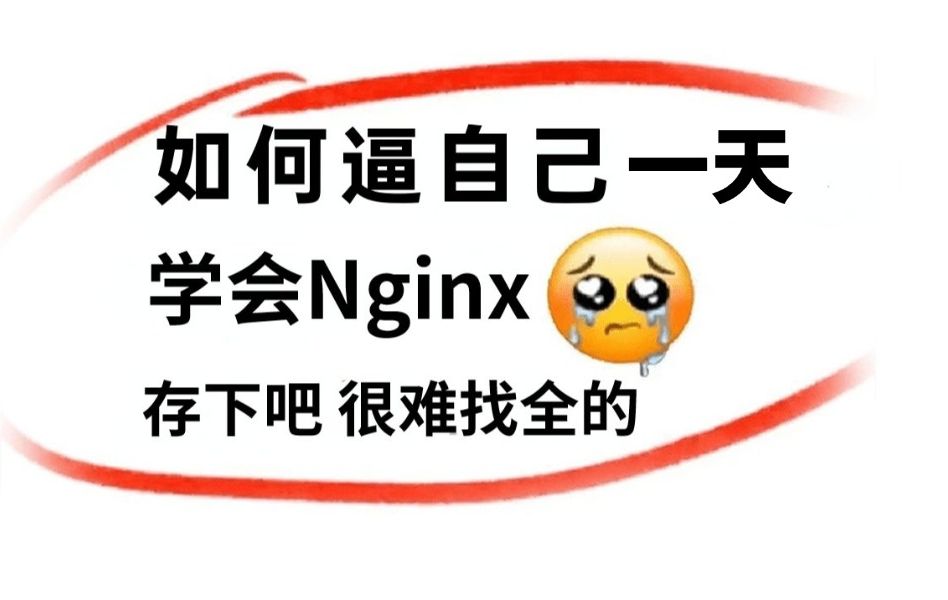 【B站第一】字节大佬一天讲完的Nginx实战教程,想学好Nginx,看这个视频就够了!哔哩哔哩bilibili