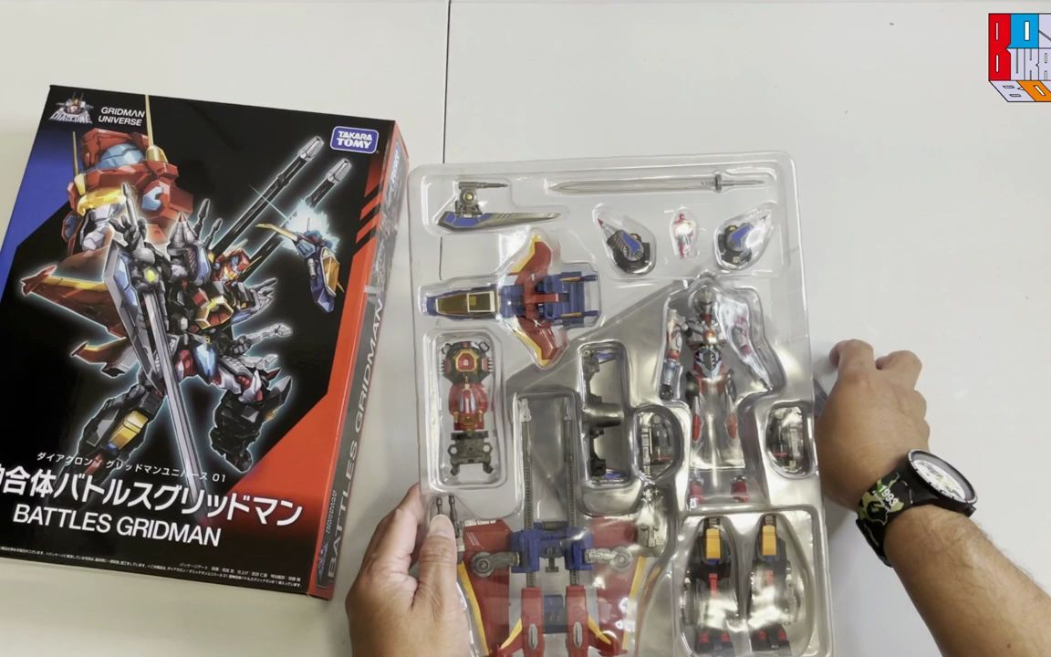 [图][YT轉載] Chojin Gattai Battles Gridman - Diaclone/Gridman Universe 01Battles Gridm