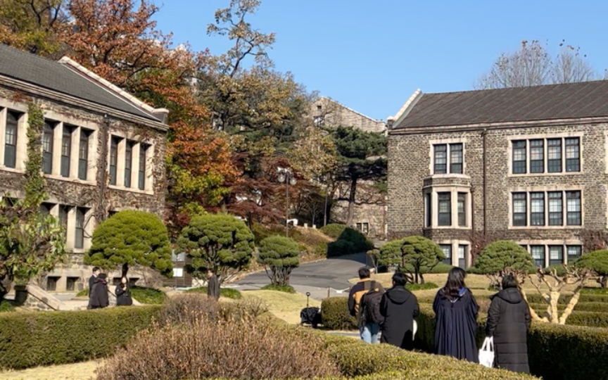 【vlog】韩国首尔延世大学主校道随拍