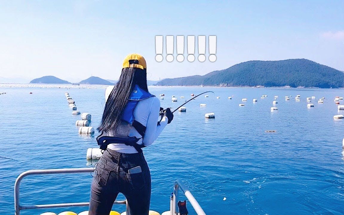 [中文字幕]anglerjjungg小姐姐路亚日常 济州岛失利后再战乌贼|章鱼