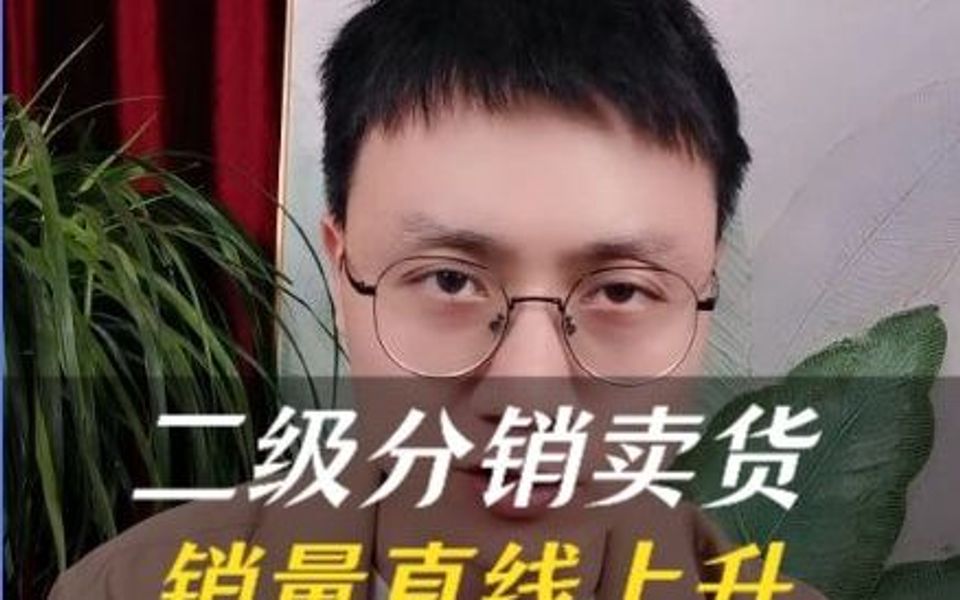 二级分销卖货店铺销量直线上升哔哩哔哩bilibili