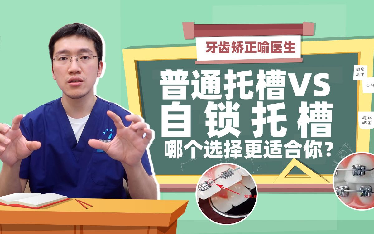 福建医科大硕士喻医生科普普通托槽vs自锁托槽