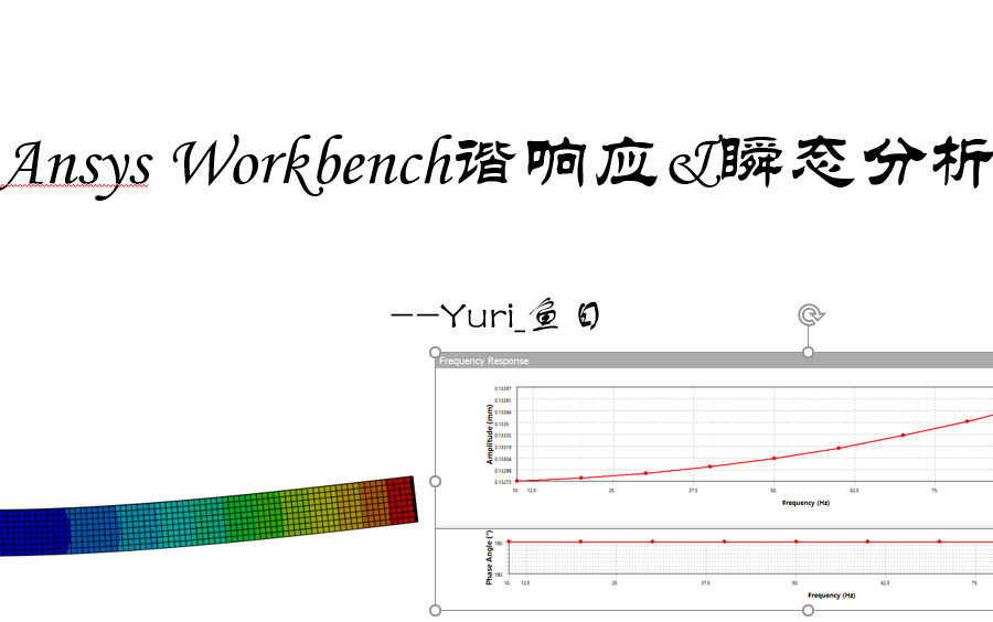 [图]15-Ansys Workbench谐响应&瞬态分析