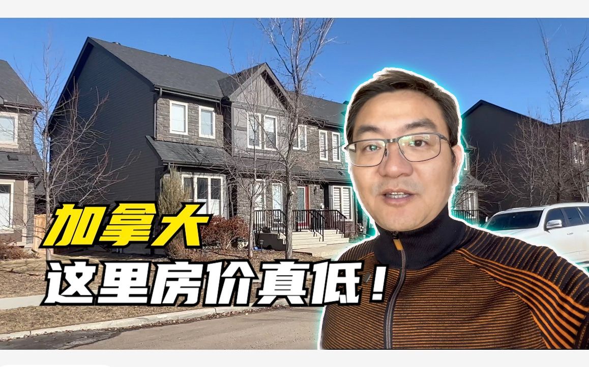 加拿大阿省首府,埃德蒙顿高端社区的联排Townhouse,除了价格低了点,挑不出太多毛病哔哩哔哩bilibili