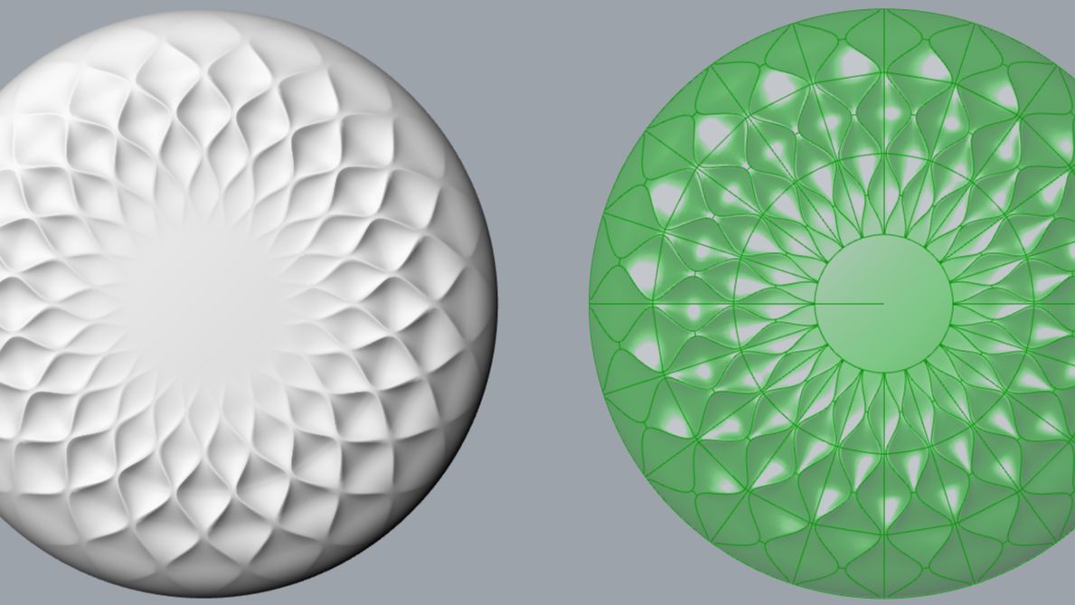 rhino-grasshopper 参数化纹理练习