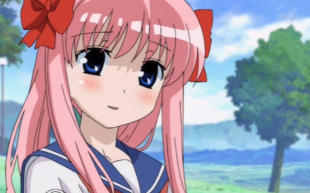 盘点amv盘点动漫中的粉毛妹子你认识几个