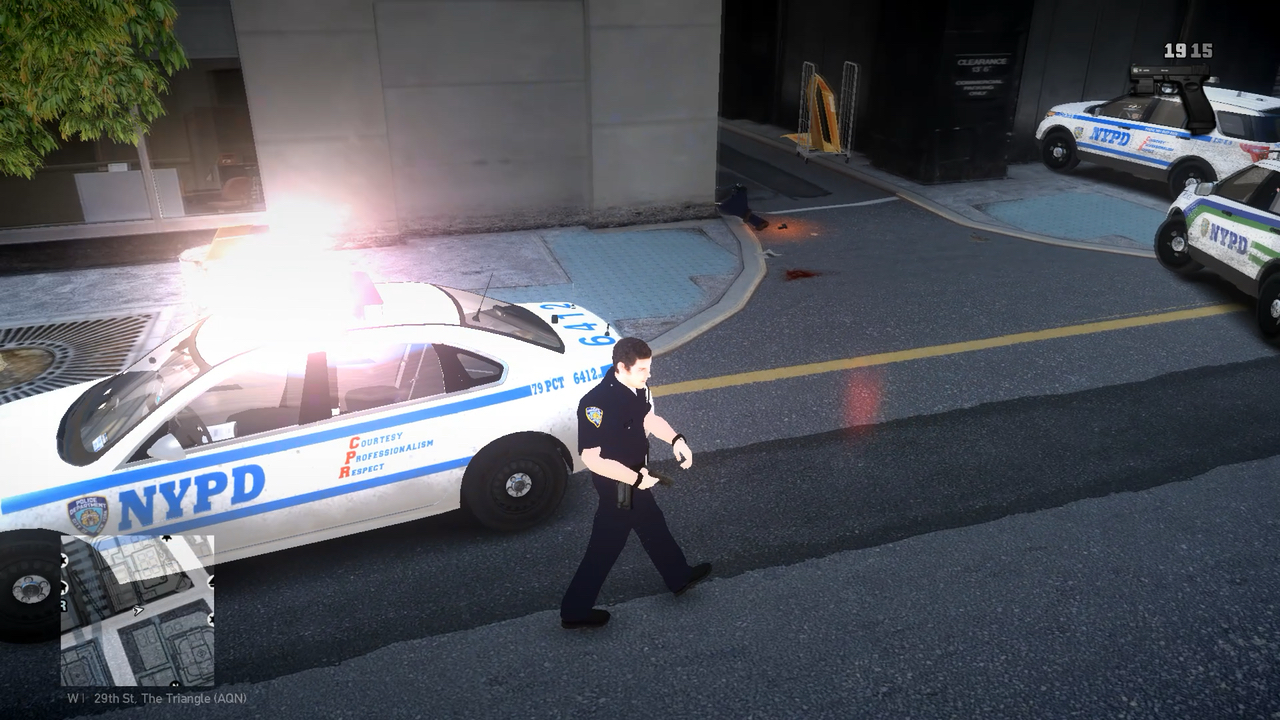 nypd自由城警局警员执法