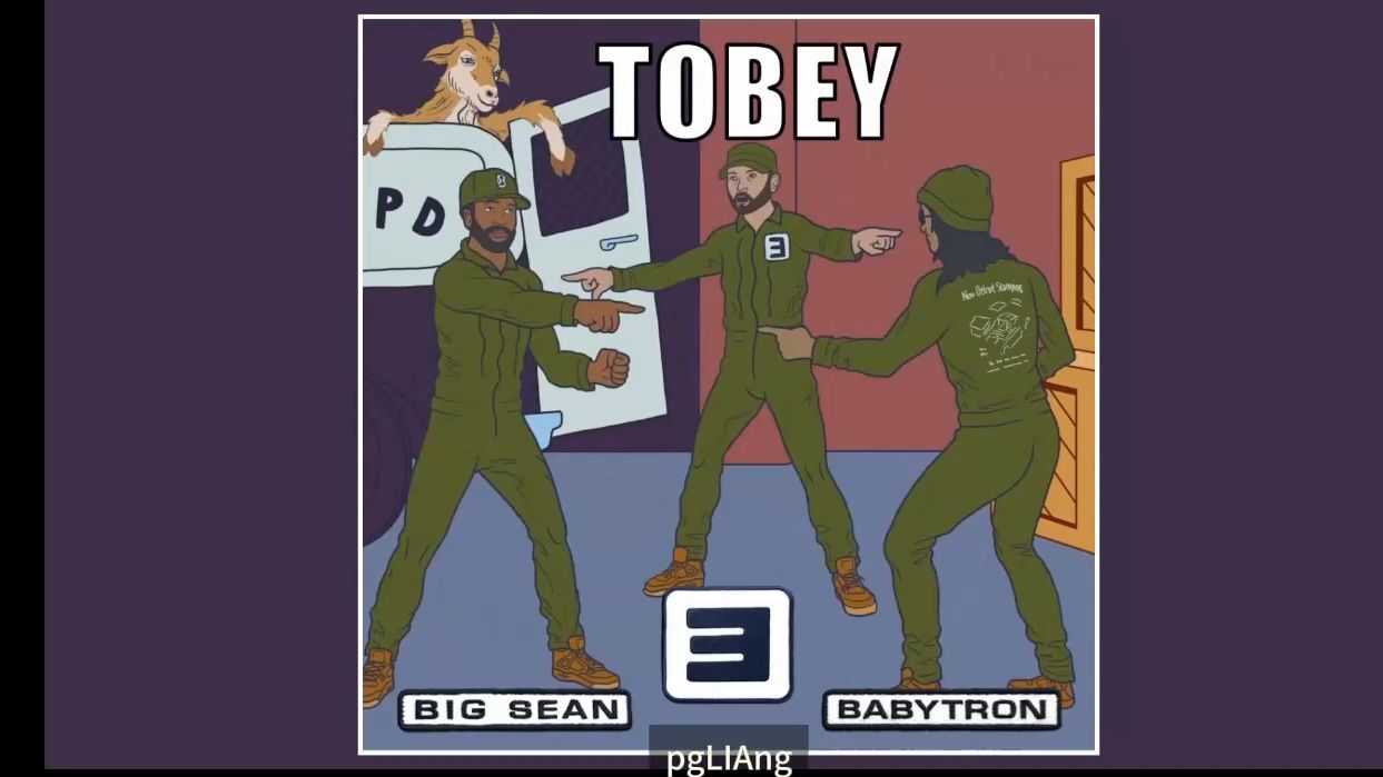 [小亮首发翻译] 又BIG3了 Eminem  Tobey (feat. Big Sean & Babytron)哔哩哔哩bilibili