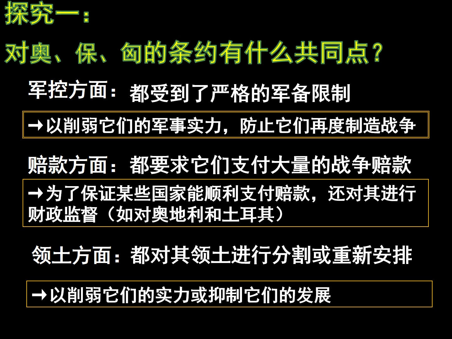 [图]3月4日 历史课程 第2课 凡尔赛体系与国际联盟