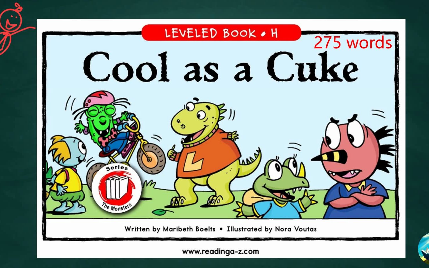 raz h级 cool as a cuke 讲解 上