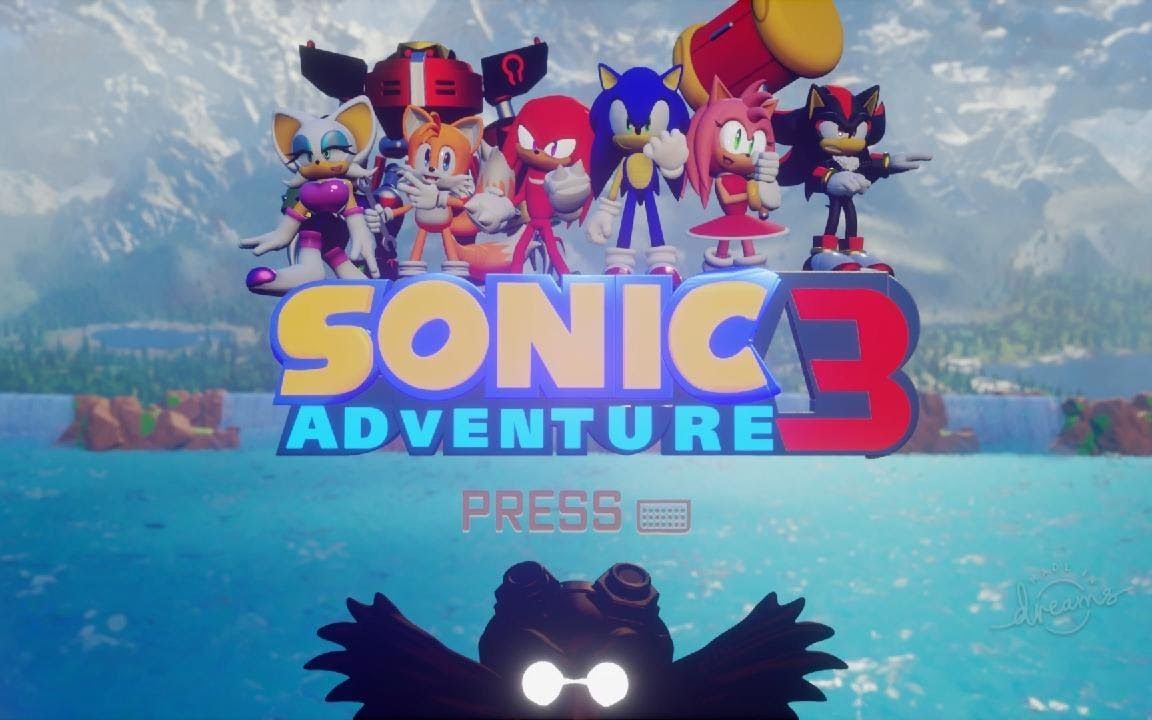 【PS5索尼克优质同人游戏】索尼克大冒险3(Sonic Adventure 3)