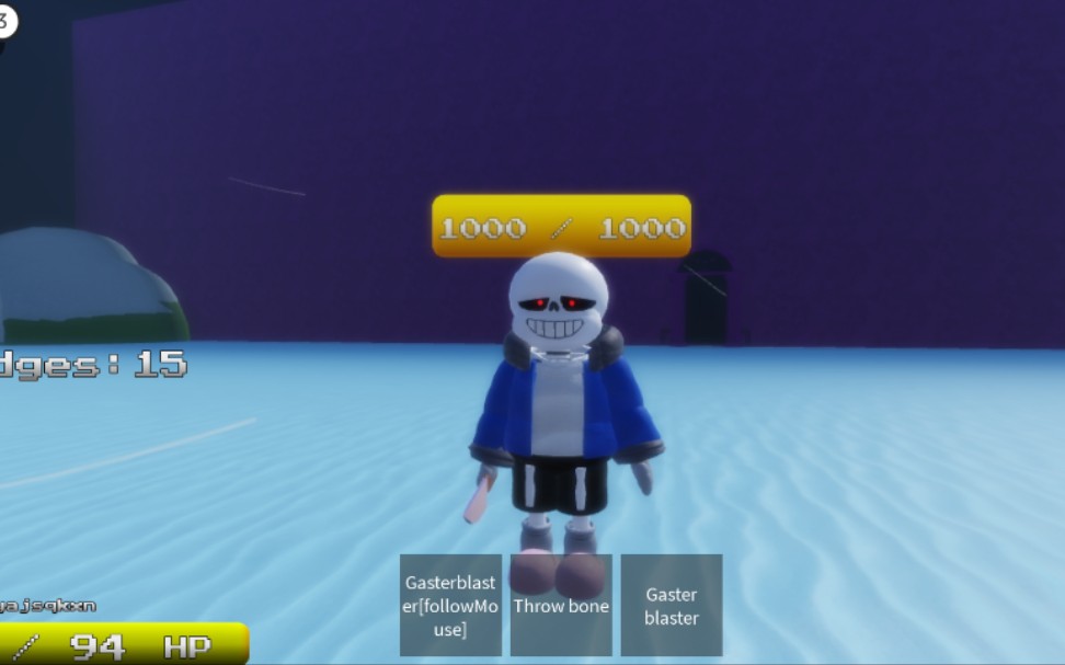 roblox里的[update]undertale battle glitch au season2鳝丝建模好好