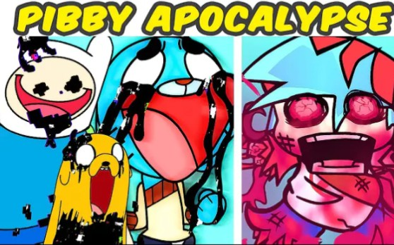 FNF: Pibby Apocalypse - BF Deaths Screen (Jake, Finn and Gumball