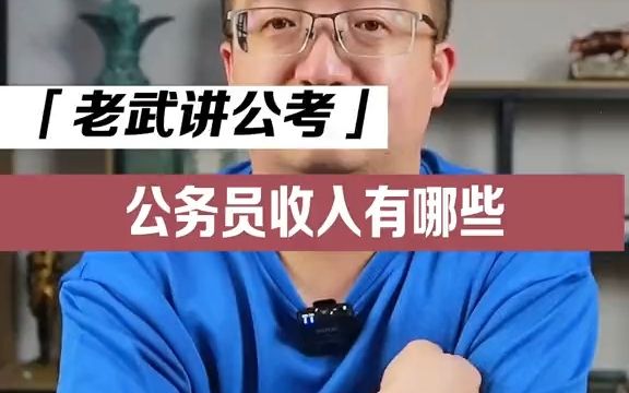 公务员收入有哪些哔哩哔哩bilibili