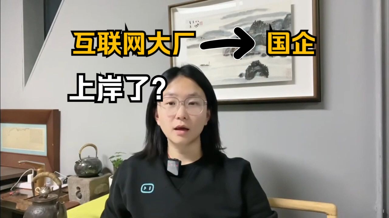 降薪一半从互联网大厂到国企4年了,谈谈我的感受哔哩哔哩bilibili