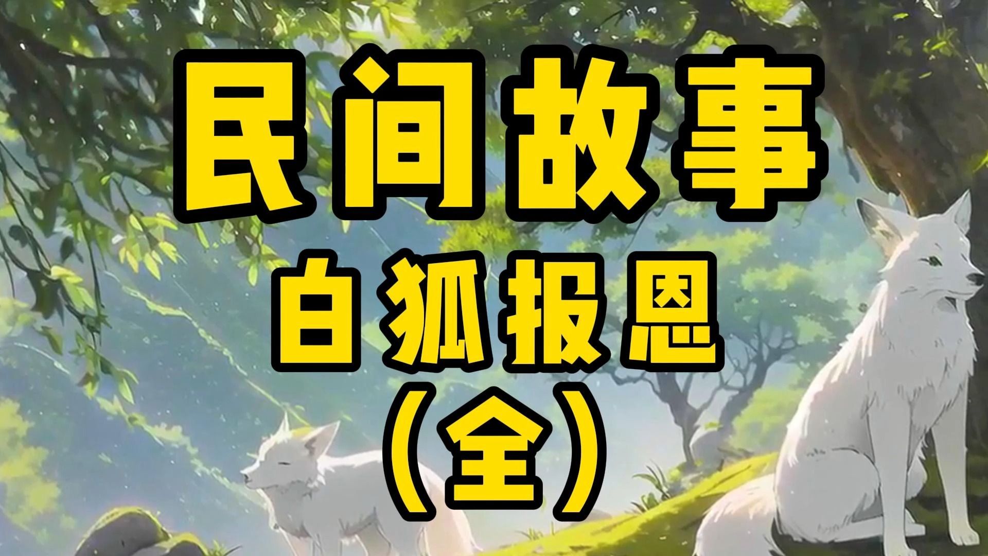 【民间故事】白狐报恩(全)