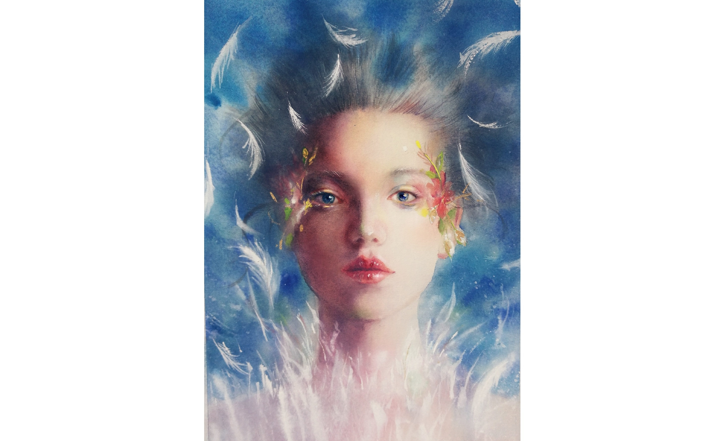 【水彩宾克斯】天使-羽化