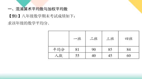 初二数学 平均数和中位数方差 哔哩哔哩