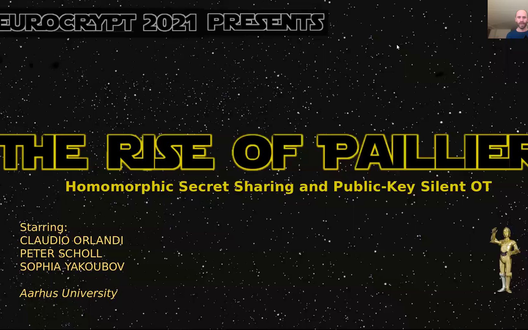 [EUROCRYPT 2021]  The Rise of Paillier: Homomorphic Secret Sharing and Publi...哔哩哔哩bilibili