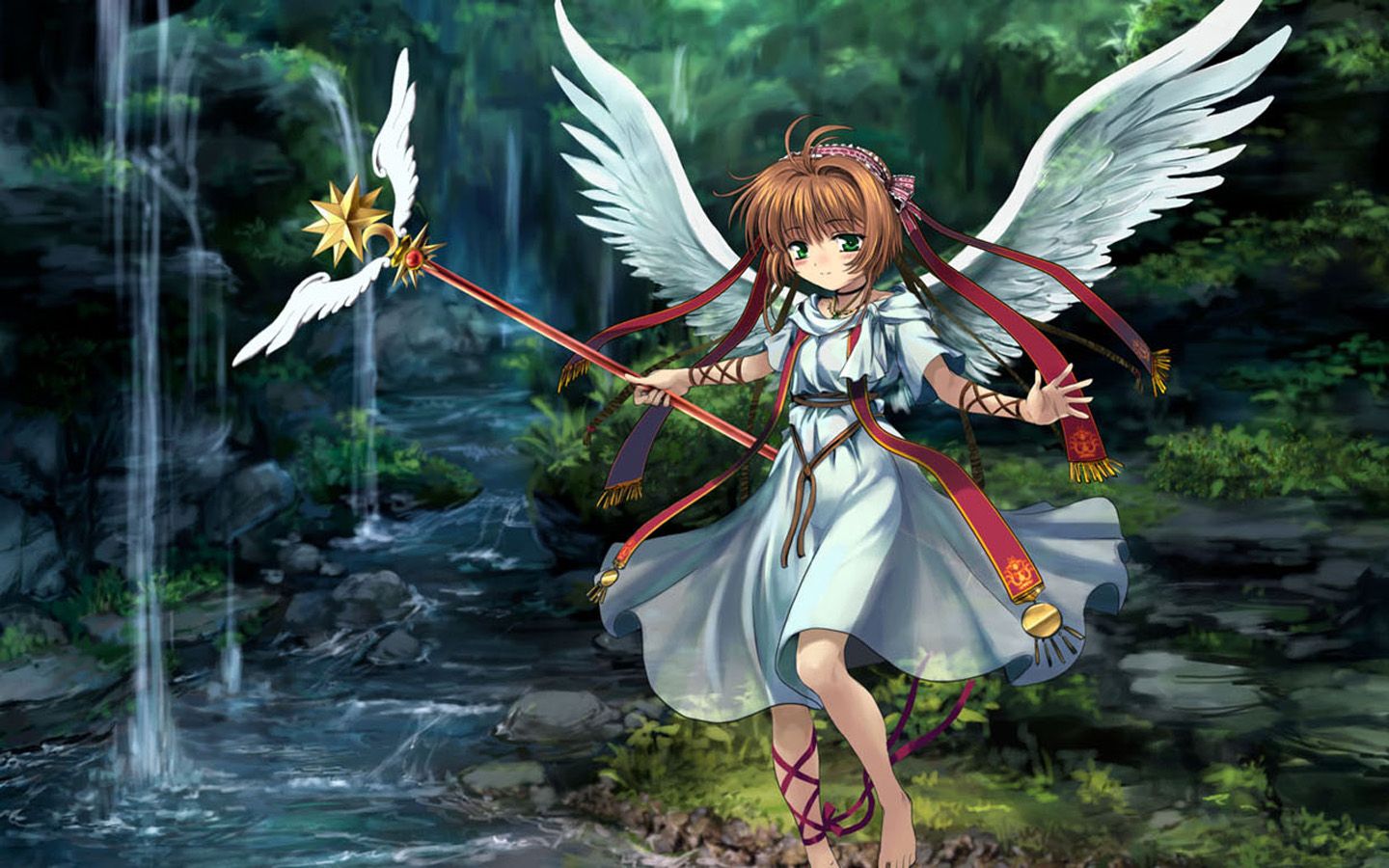 小樱使用魔法瞬间