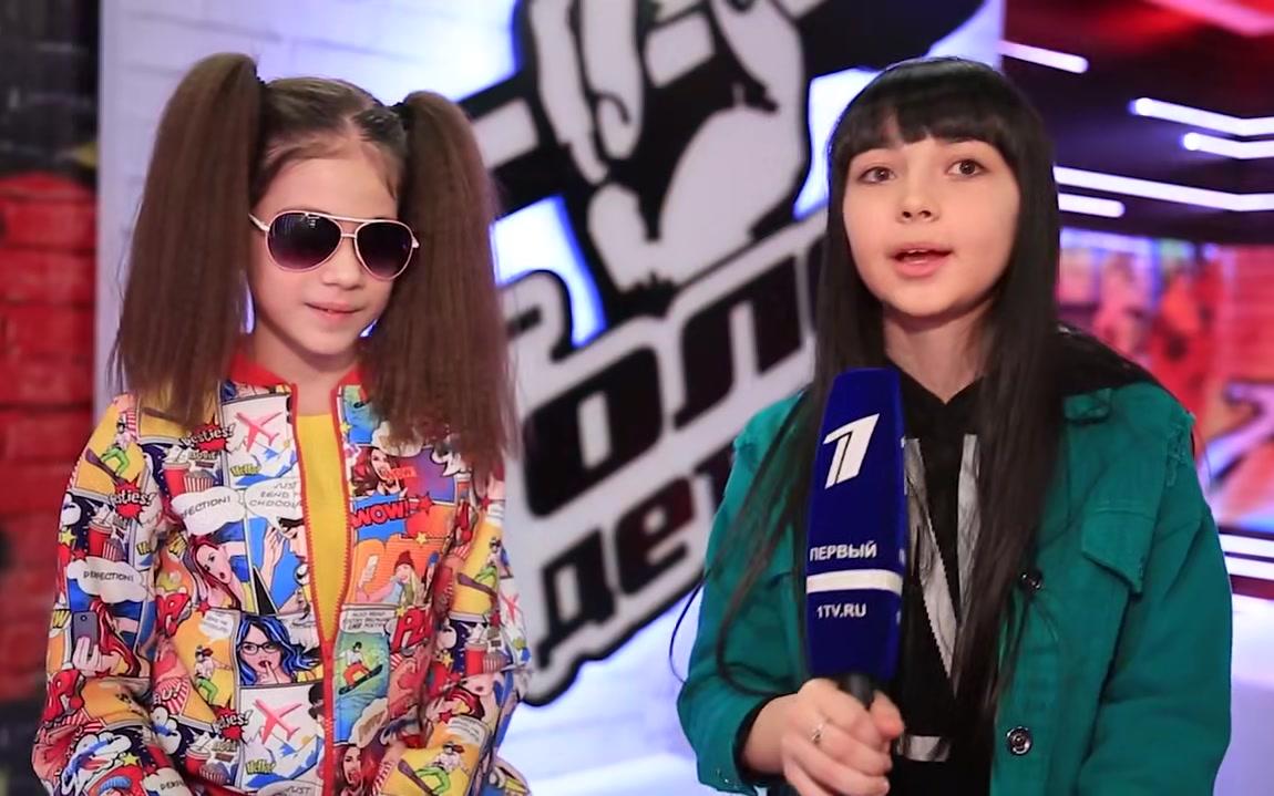 【俄罗斯儿童好声音】盲人女孩Олеся Машейко - 赛后采访