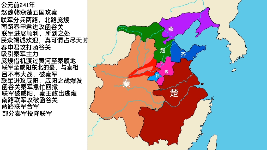 五合扫秦王(如果五国伐秦成功)哔哩哔哩bilibili