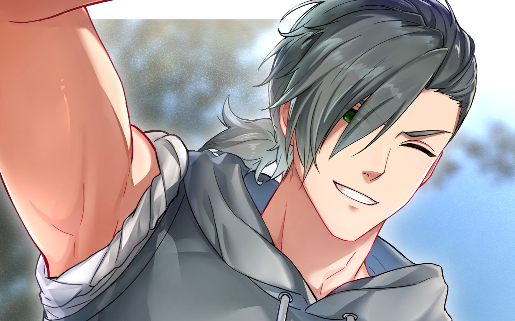 【王牌战士2】疾风后卫李正宇(幽灵)同人绘制过程_哔哩哔哩_bilibili