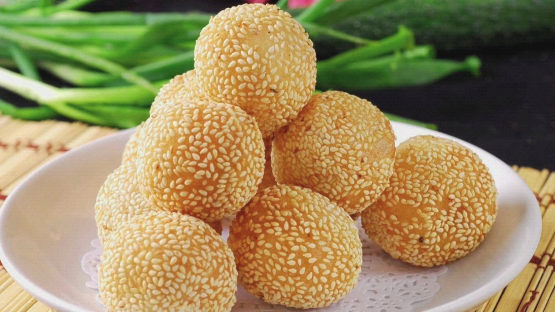 空心麻团面食店必备蓝麦视频课