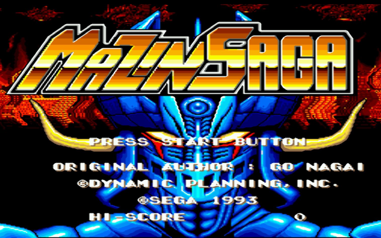 sega世嘉md游戏mazin传说铁甲万能侠通关流程自制