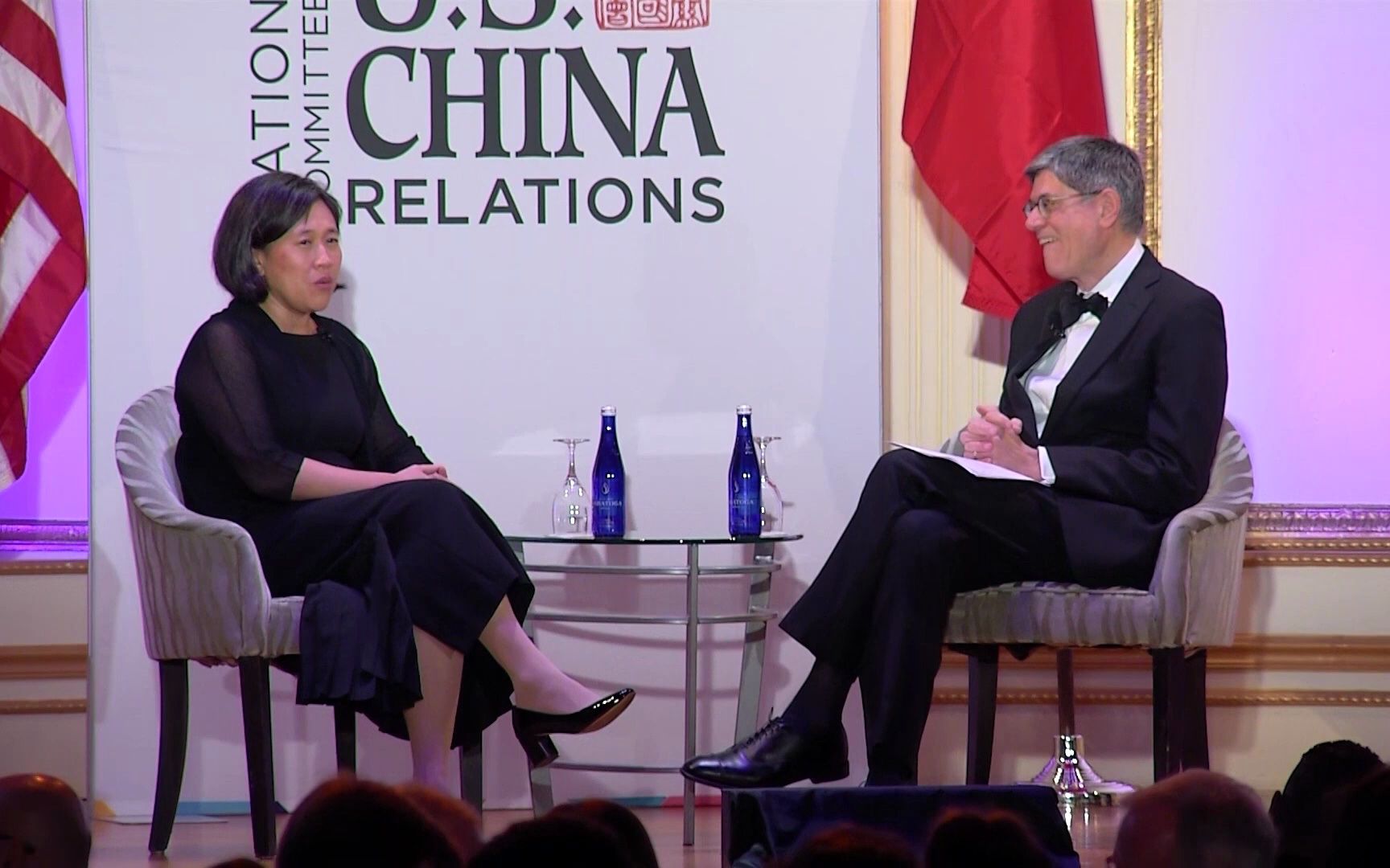 [图]Conversation between Secretary Jacob Lew and Trade Representative Katherine Tai