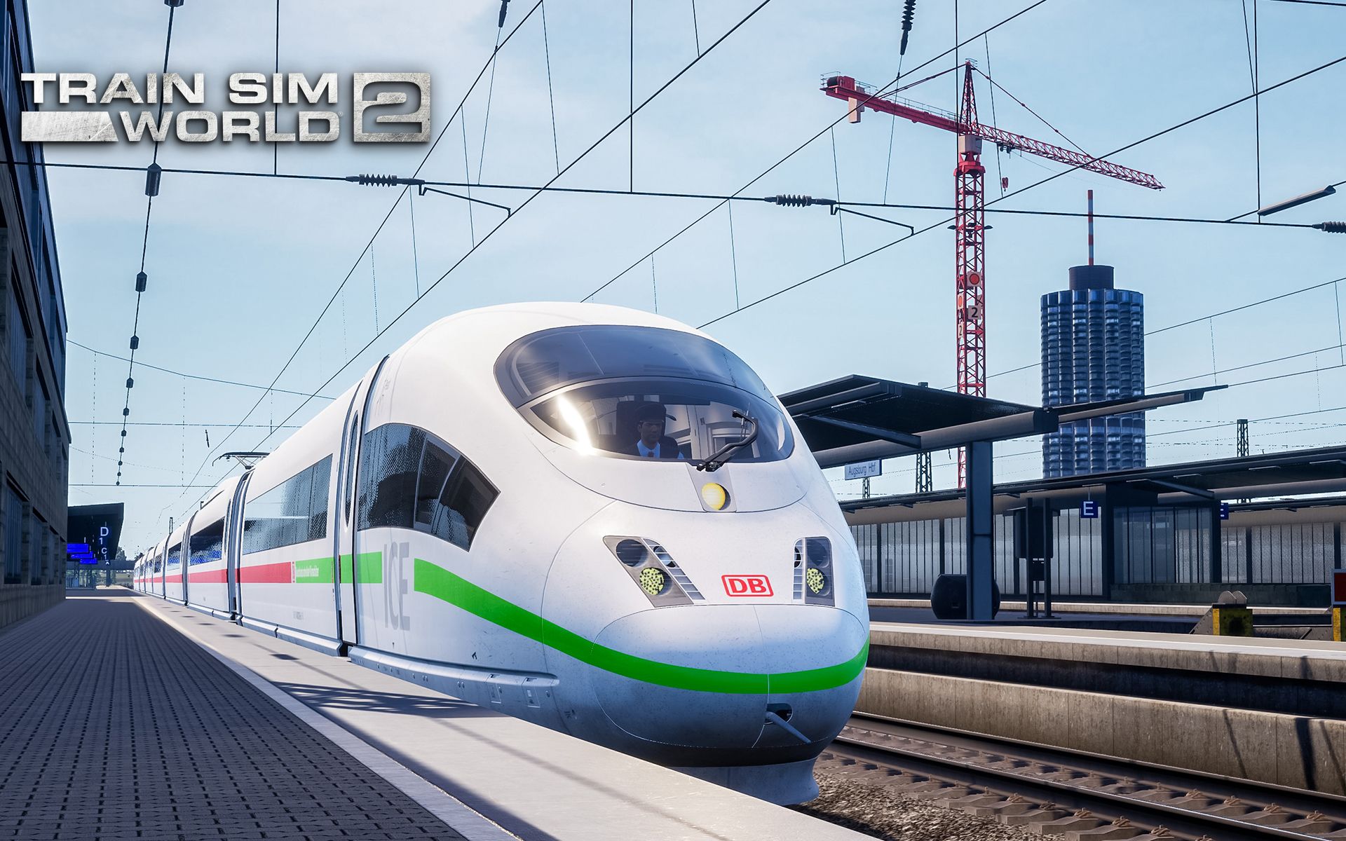 tsw2 慕尼黑奥格斯堡主干线:新线初体验 ice3/br423 无证司机连续考核