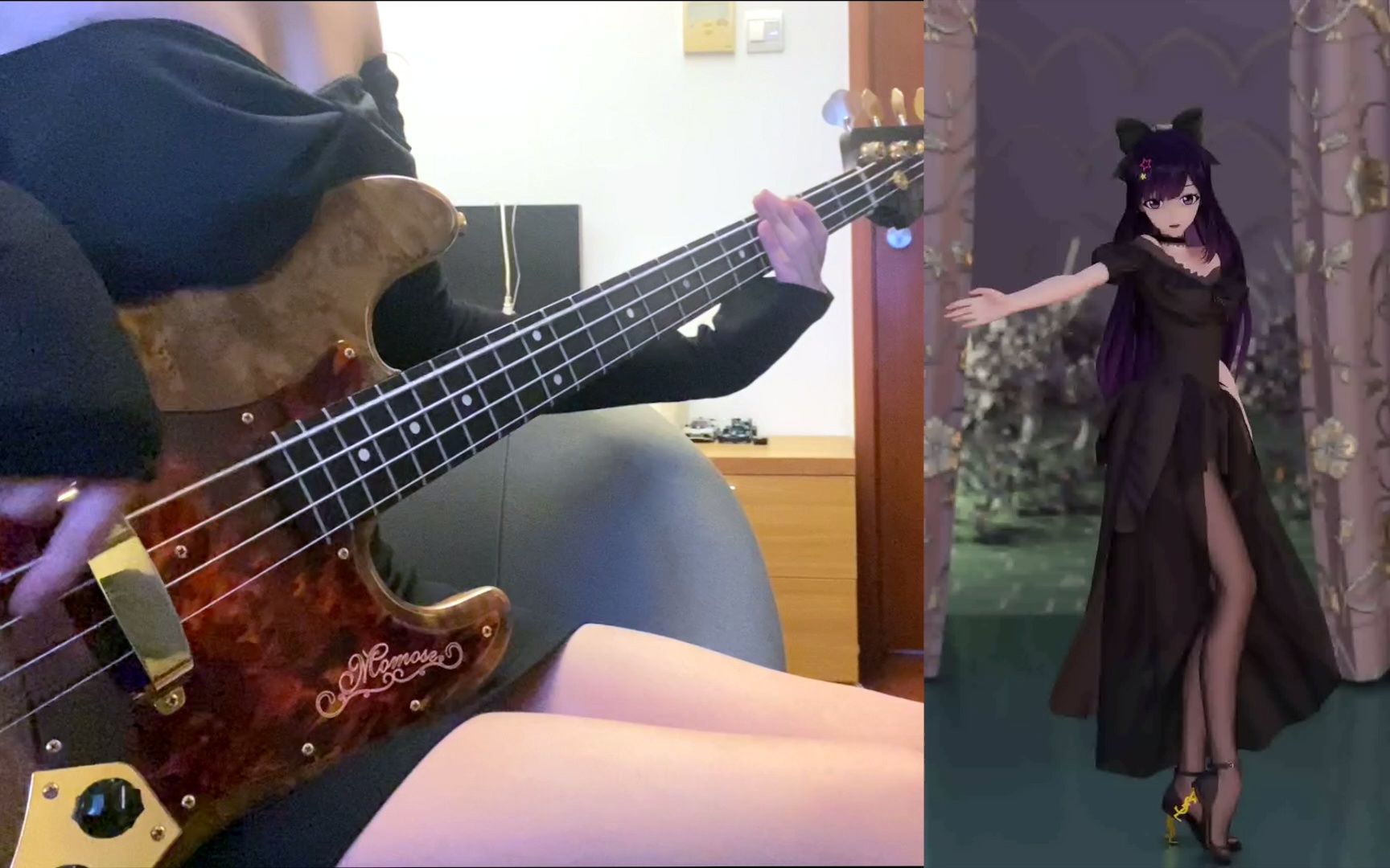 [图]【贝斯】和贝拉一起风情｜LILAC - IU bass cover