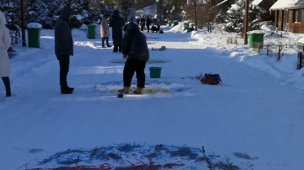 中国冷极根河,独创的冰雪大地绘画,带你体验极寒环境中雪地绘画哔哩哔哩bilibili