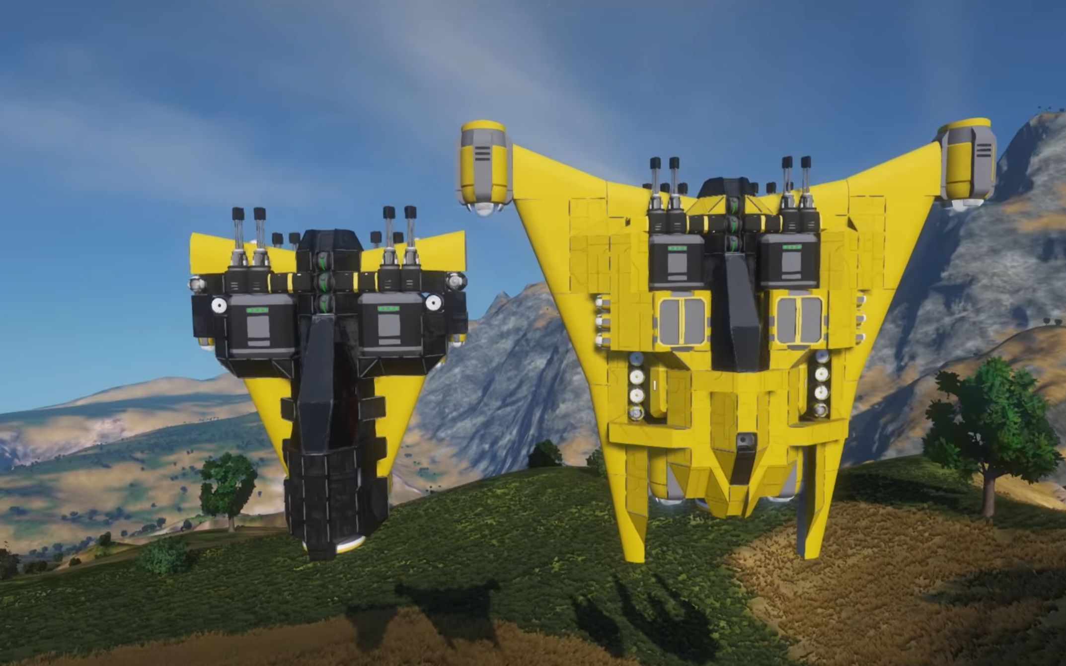 【太空工程师】打造舰队06-阔剑,短剑大气层战机_哔哩哔哩 (゜-゜)つ