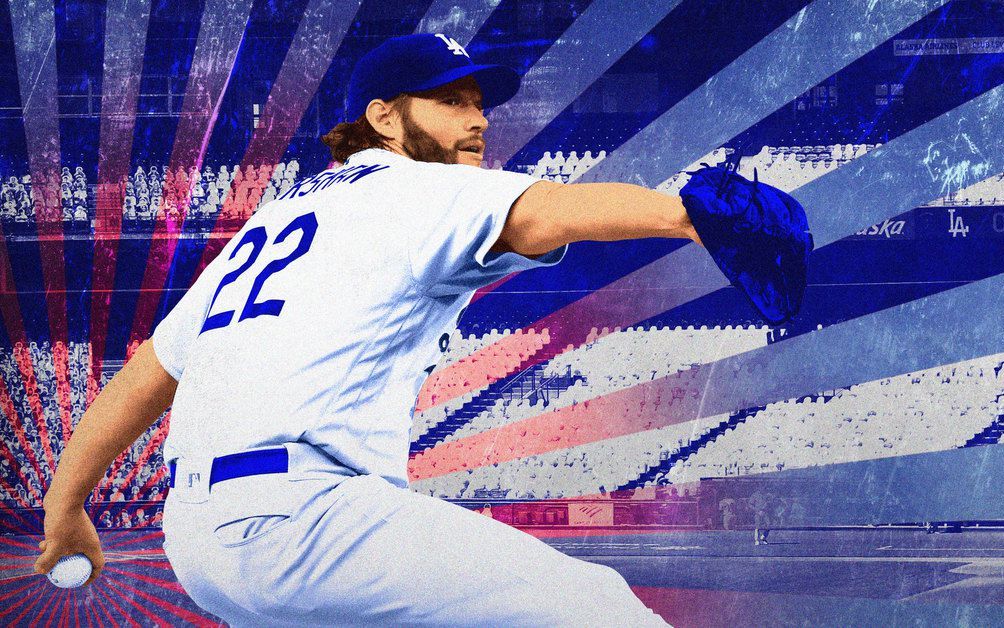 来看道奇王牌左投克莱顿ⷥ…‹肖(Clayton Kershaw)29日对红人7局8K无失分精彩好投哔哩哔哩bilibili