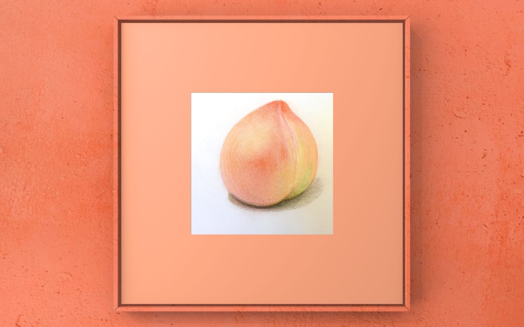 三十分钟彩铅画桃子99-教程