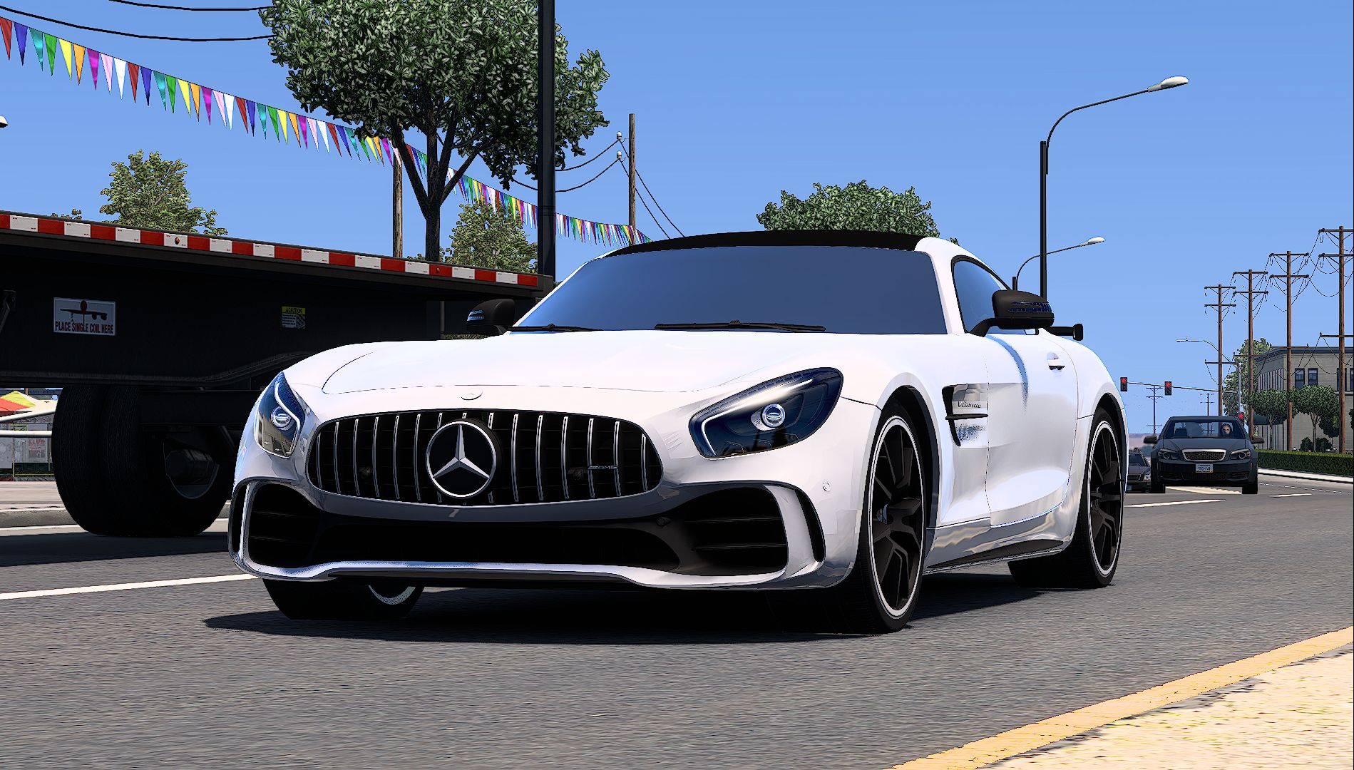 欧美卡通用mod:奔驰amg gt r 2017 1.49x