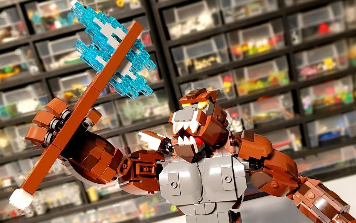 乐高moc教程 金刚巨斧 拼搭指南_哔哩哔哩_bilibili