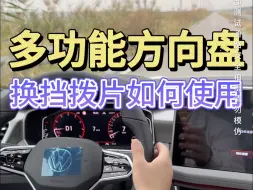 Download Video: 大众方向盘的换挡拨片你会使用吗？保姆级教程让你轻松上手