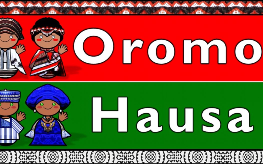 亚非语系:奥罗莫语和豪萨语对比