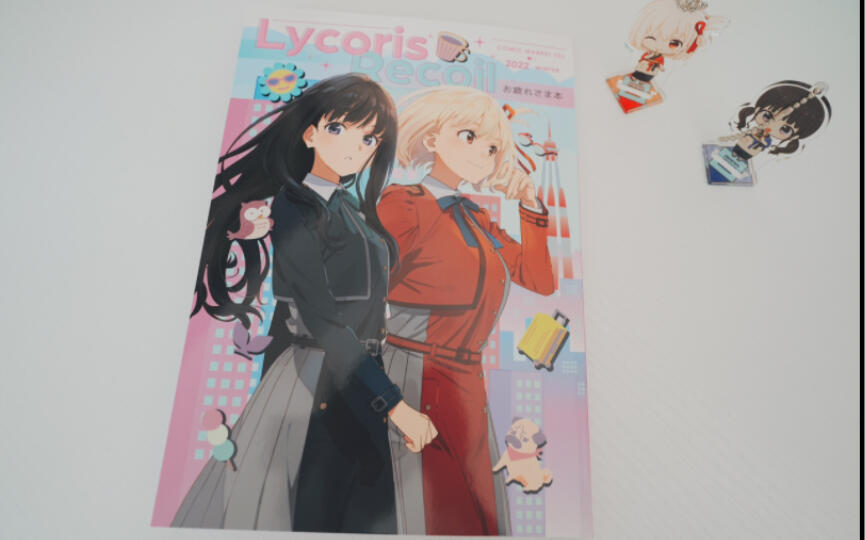 C101」Lycoris Recoil 莉可丽丝staff感谢本『お疲れ様本』开箱试阅_哔