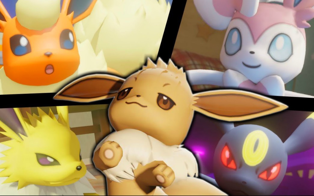 【宝可梦】 patafoin伊布家族和其他宝可梦3d动画合集_哔哩哔哩_bili