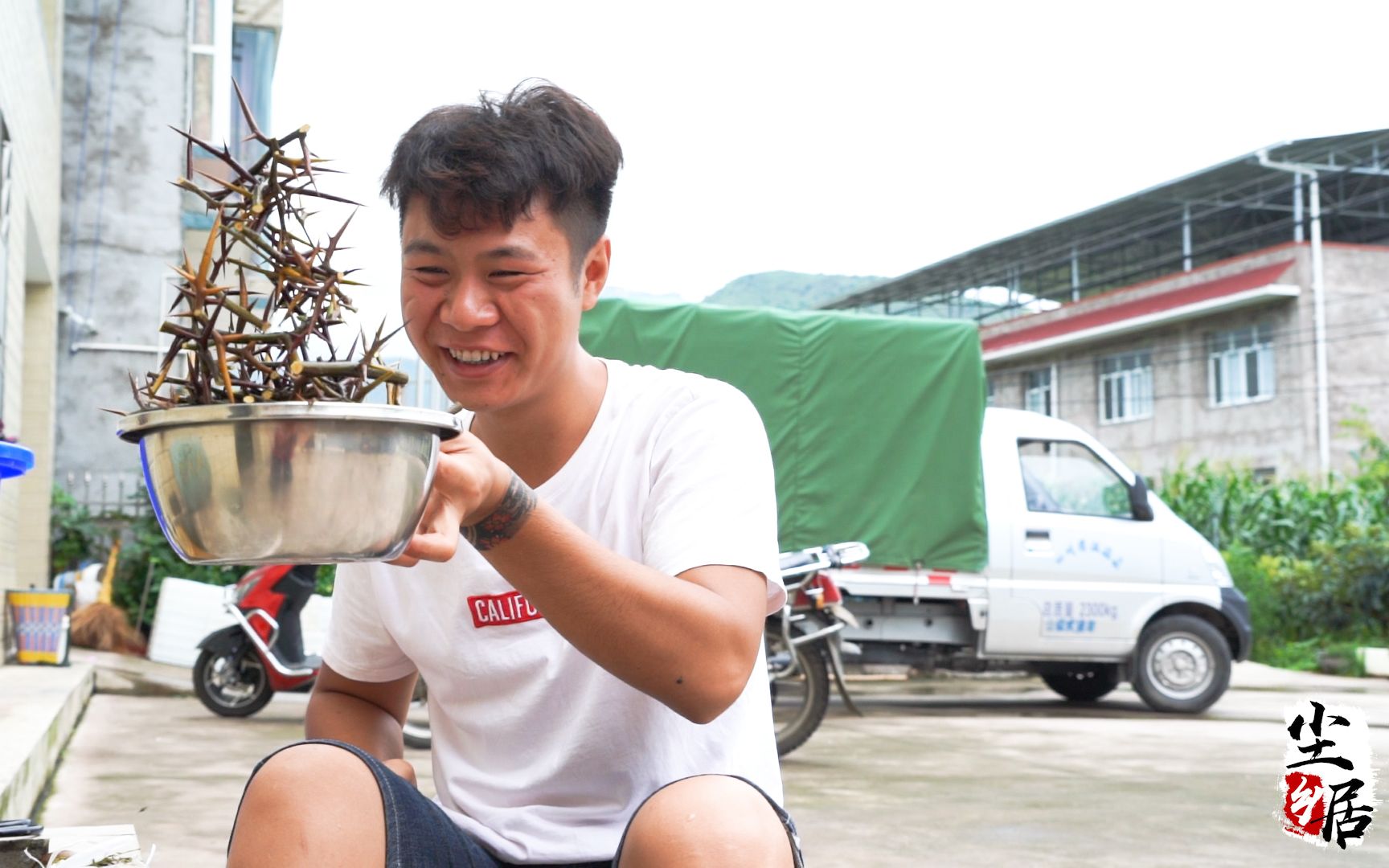 妈妈买回一堆带刺的树枝,说熬成汤能去痘,看着都扎嘴巴,谁敢喝哔哩哔哩bilibili