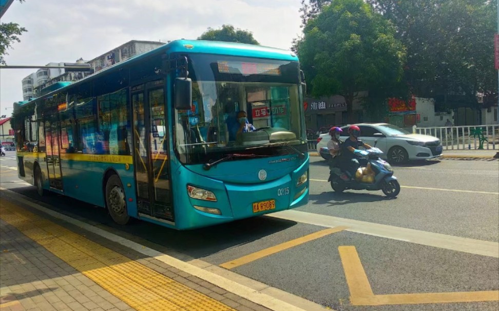 【云乘车】南宁诚运鑫公交608路广西源正hqk6128phevng3车内走行音